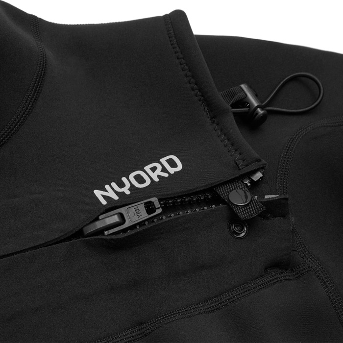 2024 Nyord Womens Tempus 2/2mm Chest Zip Shorty Wetsuit N04BA00014 - Black